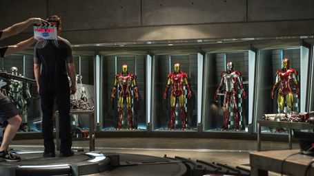 bild aus der news "Iron Man 3": Neue Setfotos zeigen neuen Anzug und War Machine im patriotischen Design