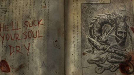 bild aus der news "Evil Dead": Erste Bilder vom blutverschmierten Necronomicon