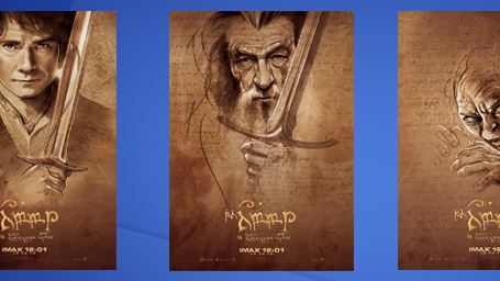 Stylishe neue IMAX-Figurenposter zu "Der Hobbit: Eine unerwartete Reise"