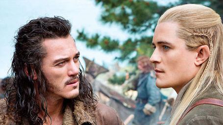 Neue "Hobbit"-Bilder: Gandalf vs. Goblinkönig und erster Blick auf Orlando Bloom und Luke Evans