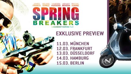 Anmeldung zur Filmstarts-Preview-Party läuft: Erlebt "Spring Breakers" als Vorpremiere 