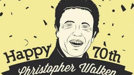 Stylisches Banner: Die größten Filmauftritte von Christopher Walken in einer großen Chronik zusammengefasst