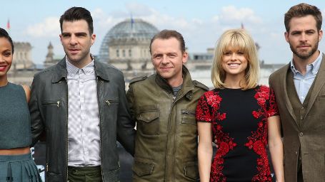 bild aus der news "Star Trek Into Darkness": Viel Gelächter auf der Pressekonferenz mit J.J. Abrams und seiner Enterprise-Crew