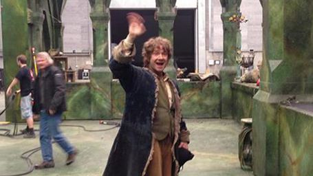 bild aus der news Drehschluss nun auch für Martin Freeman: "Der Hobbit" winkt zum Abschied auf neuem Bild