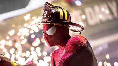 bild aus der news Spider-Man als Feuerwehrmann und Jamie Foxx als Electro: Neue Bilder zu "The Amazing Spider-Man 2"