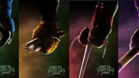 bild aus der news Die Waffen der mutierten Schildkröten auf vier ersten Teaser-Postern zu "Teenage Mutant Ninja Turtles"