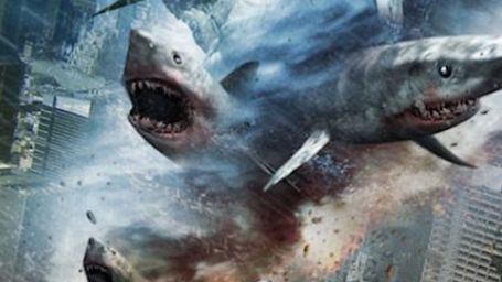 bild aus der news Der Hai-Horrortrip geht weiter: in "Sharknado 2: The Second One" werden viele blutrünstige Bestien in die Luft gesprengt
