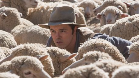 Rüdes Poster zu "A Million Ways To Die In The West" mit Seth MacFarlane