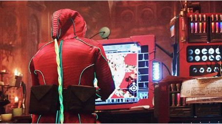 bild aus der news Ein nackter Christoph Waltz auf einem alternativen Poster zu Terry Gilliams "The Zero Theorem"