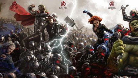 bild aus der news Neue Bilder zu "The Avengers 2: Age Of Ultron": Iron Mans Hulkbuster-Anzug, ein kaputter Ultron und ein zerbrochenes Captain-America-Schild
