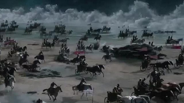 bild aus der news "Exodus: Götter und Könige": Im neuen Trailer kämpfen Christian Bale und Joel Edgerton in den Fluten