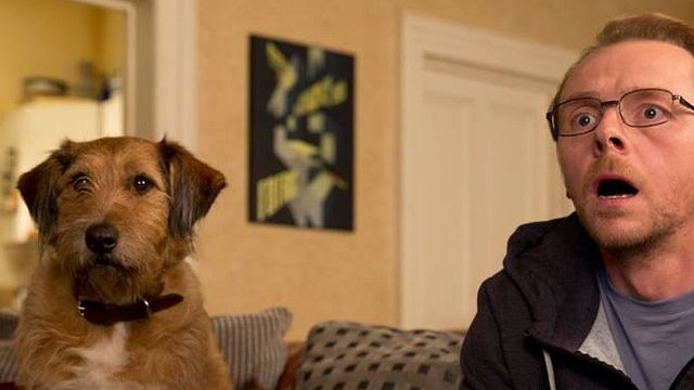 bild aus der news "Absolutely Anything": Simon Pegg auf ersten Bildern zur Science-Fiction-Komödie der Monty-Python-Crew