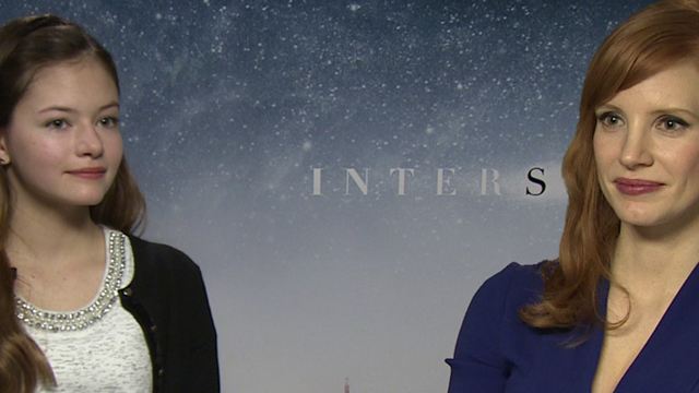 Für Nolan sofort zur Stelle: Exklusives FILMSTARTS-Interview zu "Interstellar" mit Jessica Chastain und Mackenzie Foy