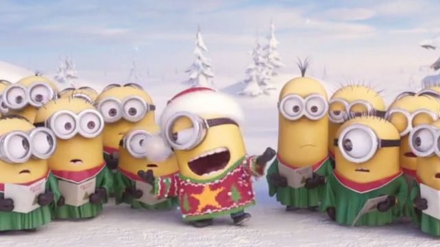 bild aus der news Im neuen Video zum Animations-Abenteuer "Minions" trällern die gelben Helferlein Weihnachtslieder