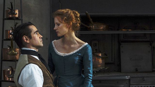 bild aus der news Jessica Chastain und Colin Farrell führen im deutschen Trailer zu "Fräulein Julie" eine gefährliche Liebesbeziehung