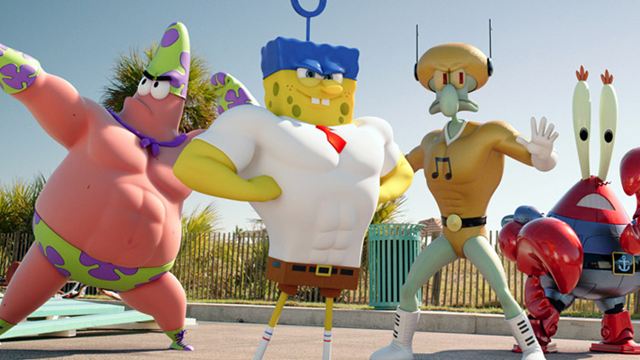 Antonio Banderas als Pirat Burger-Beard auf neuem Poster zu "SpongeBob Schwammkopf 3D"