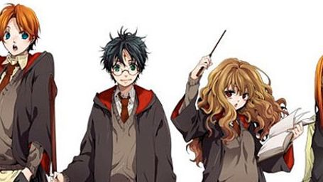 bild aus der news "Harry Potter": Coole Fan-Bilder von Harry, Ron, Hermine und Co. im japanischen Manga-Stil