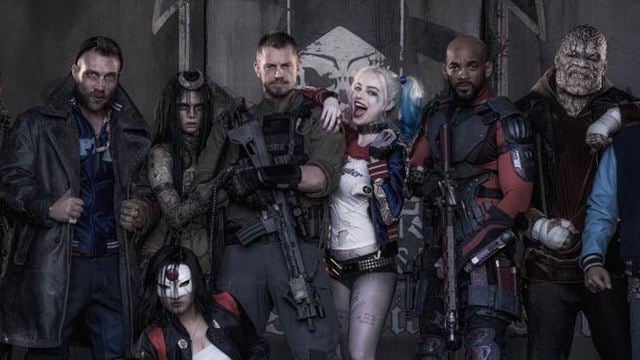 Erstes Bild vom kompletten "Suicide Squad"- Cast + Will Smith als "Deadshot" in voller Montur