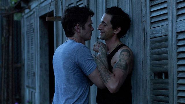 bild aus der news Im neuen Trailer zu "American Heist" überredet Adrien Brody Hayden Christensen zu einem folgenschweren Banküberfall