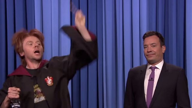 bild aus der news Zu Harry Potters 35. Geburtstag: Simon Pegg als betrunkener Ron Weasley in lustigem Video