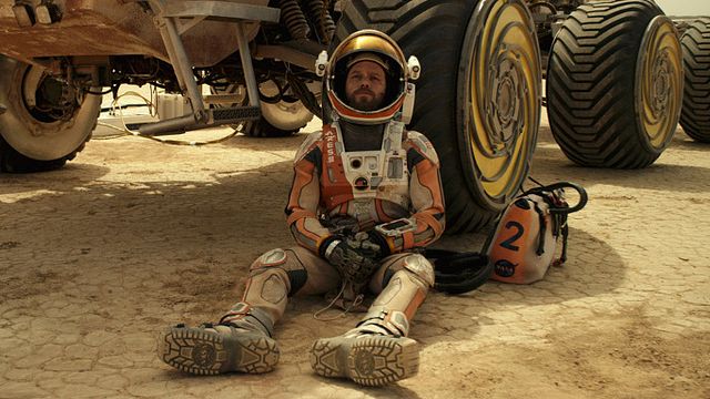 bild aus der news Neues virales Video zu "Der Marsianer - Rettet Mark Watney ": Matt Damon denkt in der Isolation über Aquaman nach