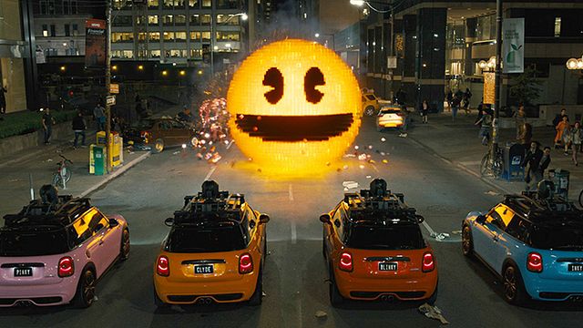 bild aus der news "Pixels": Der eigene Trailer wird Opfer einer Copyright-Beschwerde von Columbia Pictures 