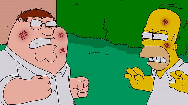 bild aus der news "Family Guy" trifft auf "Die Simpsons": Crossover der beiden Kultserien heute Abend auf ProSieben