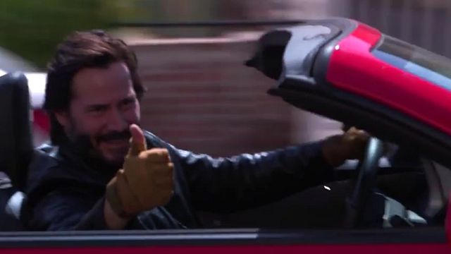 bild aus der news Action mit Anschnallgurt: Keanu Reeves hält sich im lustigen Fake-Trailer zu "A Reasonable Speed" an die Verkehrsregeln