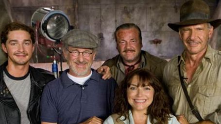 bild aus der news "Indiana Jones 5": Dream-Team Steven Spielberg und Harrison Ford soll ein fünftes Mal zusammenfinden