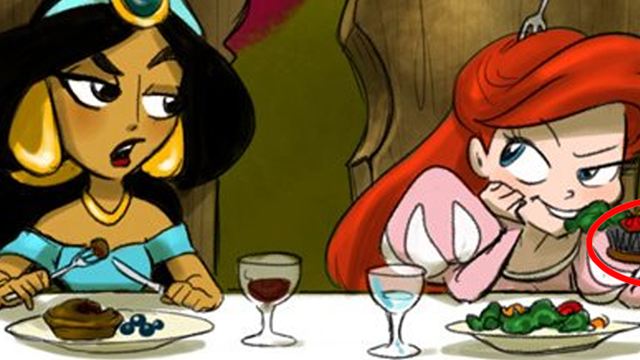 Comic-Strips: Darum sollten Disney-Prinzessinnen niemals in einer WG zusammenleben!