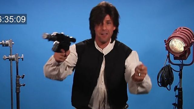 bild aus der news Saulustiges Video: Adam Sandler, Jodie Foster und Melissa McCarthy sprechen für die Rolle des jungen Han Solo vor