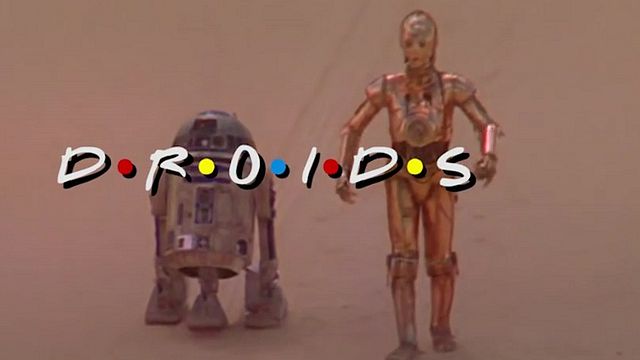 bild aus der news MashUp-Video: Das berühmte "Friends"-Intro mit den Droiden aus "Star Wars"