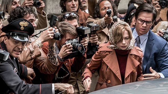 bild aus der news Michelle Williams und Mark Wahlberg auf dem ersten Bild zu Ridley Scotts Thriller "All The Money In The World"