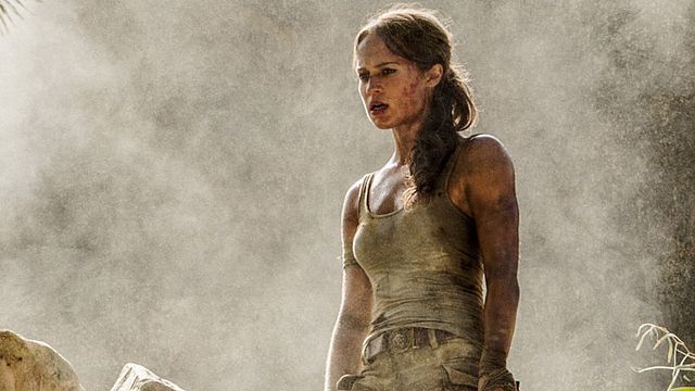 bild aus der news "Tomb Raider": Auf neuem Bild zur Videospielverfilmung hat Alicia Vikander ihr Ziel fest im Blick