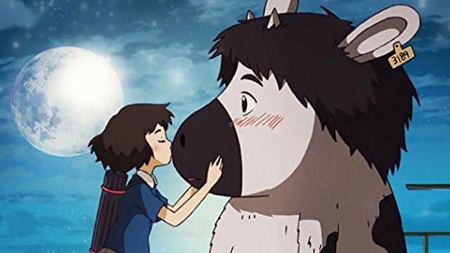 bild aus der news Sprechendes Klopapier und eine fliegende Kuh im Trailer zu "The Satellite Girl And Milk Cow"