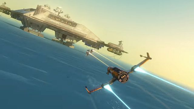 bild aus der news "Star Wars" in ungewohntem Look: Der 1. Trailer zur neuen Serie "Star Wars Resistance"!