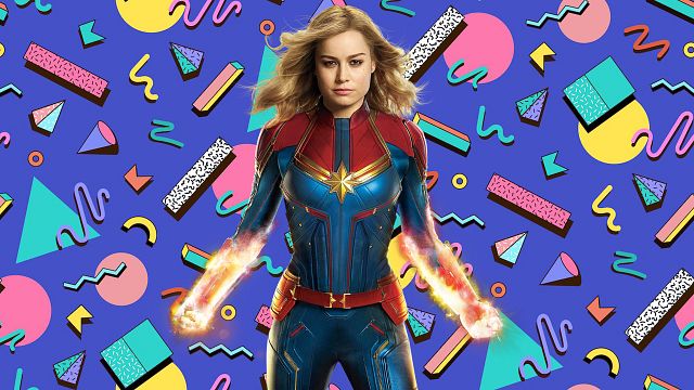 bild aus der news Fettes WordArt! "Captain Marvel"-Homepage bringt das Internet der 90er zurück 