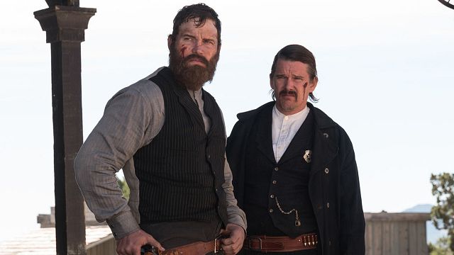 bild aus der news Star-Lord mit Vollbart: Trailer zum Western "The Kid" mit Chris Pratt und Ethan Hawke