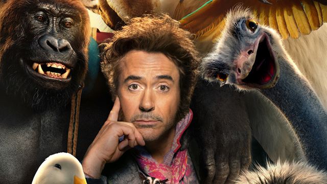 Robert Downey Jr. kuschelt mit putzigen Tieren auf Postern zu "Die fantastische Reise des Dr. Dolittle"