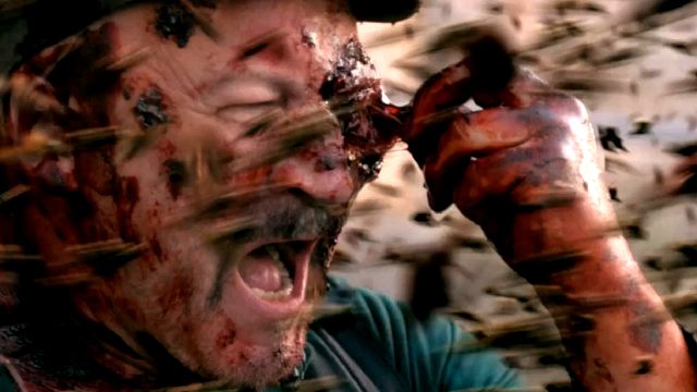 bild aus der news Verrückter Splatter-Spaß: Der deutsche Trailer zu "Kiffer Vs. Killer Mosquitos" trieft nur so vor Blut und Gedärmen