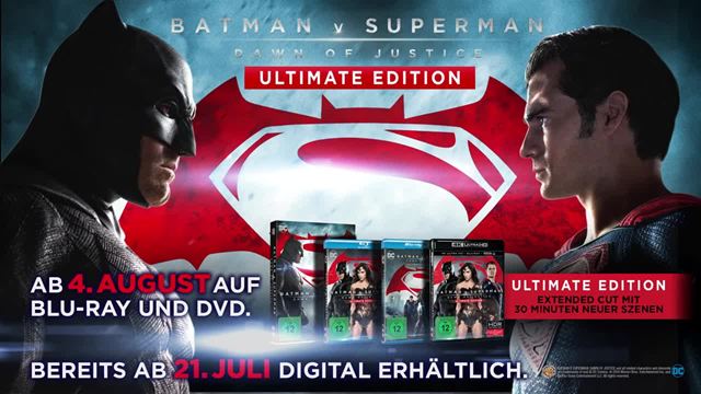 Batman V Superman: Dawn Of Justice Ultimate Edition Trailer DF 