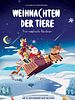 Poster der Weihnachten der Tiere