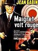 Poster der Kommissar Maigret sieht rot!