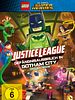 Poster der LEGO DC Super Heroes Justice League: Gefängnisausbruch in Gotham City