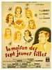 Poster der La Maison des sept jeunes filles