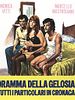 Poster der Eifersucht auf italienisch