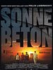 Poster der Sonne und Beton