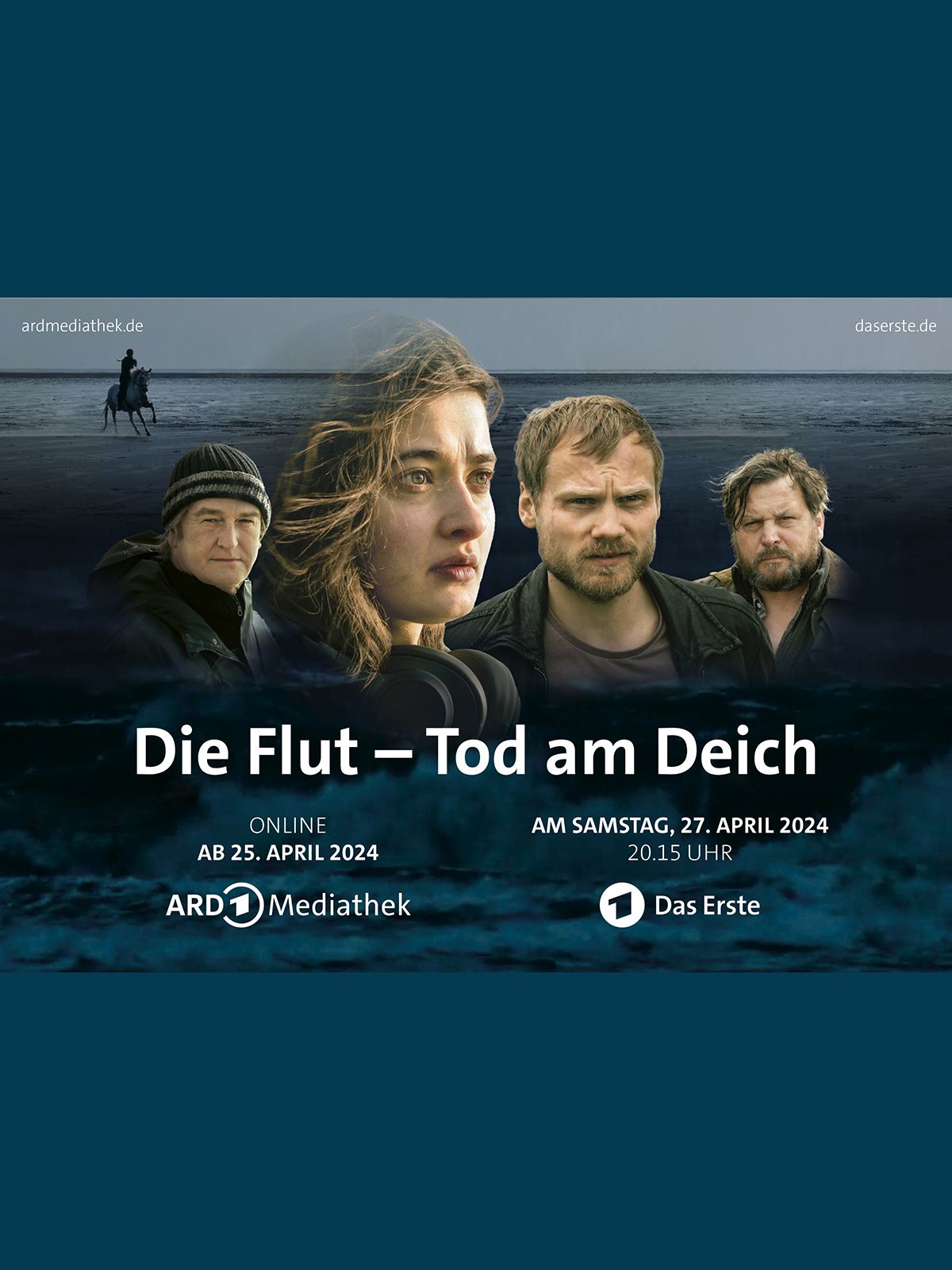 die flut tod am deich