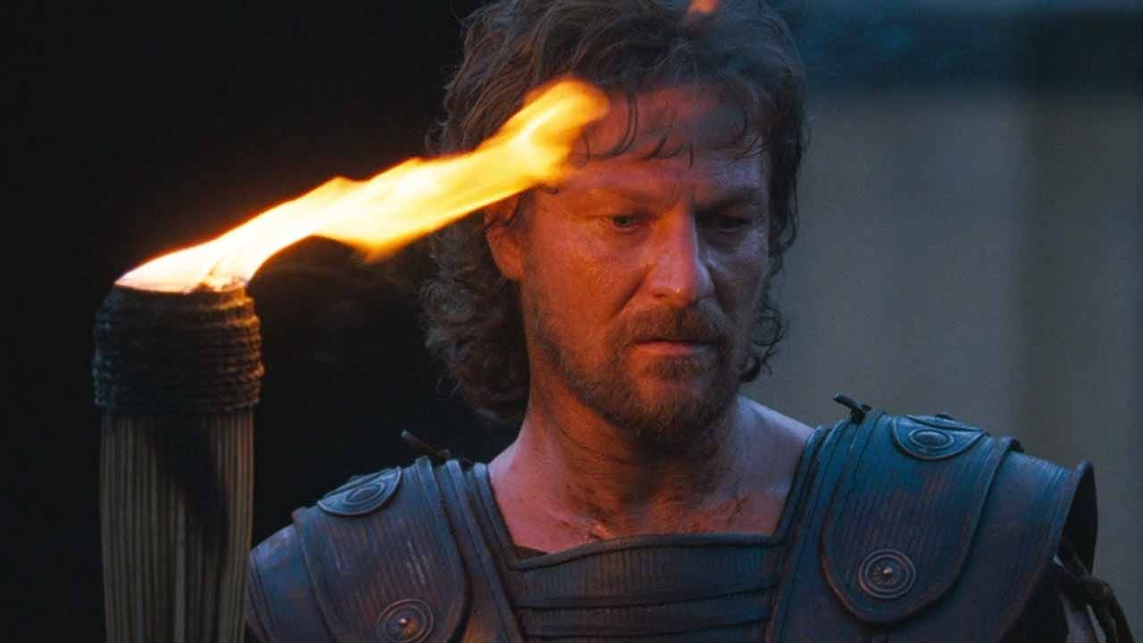 Sean Bean verkörpert Odysseus, dessen Heimreise später in der Odyssee erzählt wird.