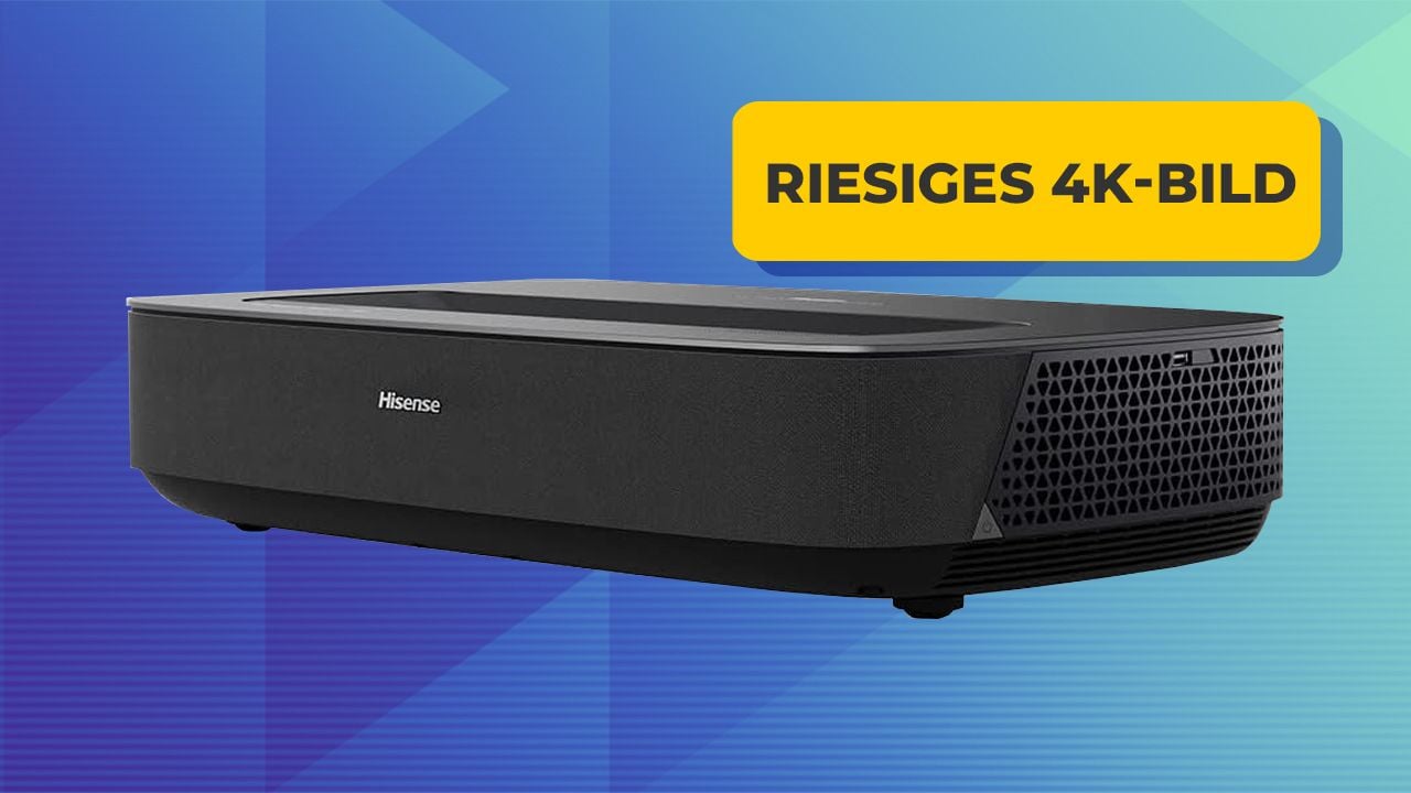 Gigantisches Bild zum kleinen Preis: Dieser 4K-Laser-Beamer mit Dolby Vision und Dolby Atmos hat es in sich